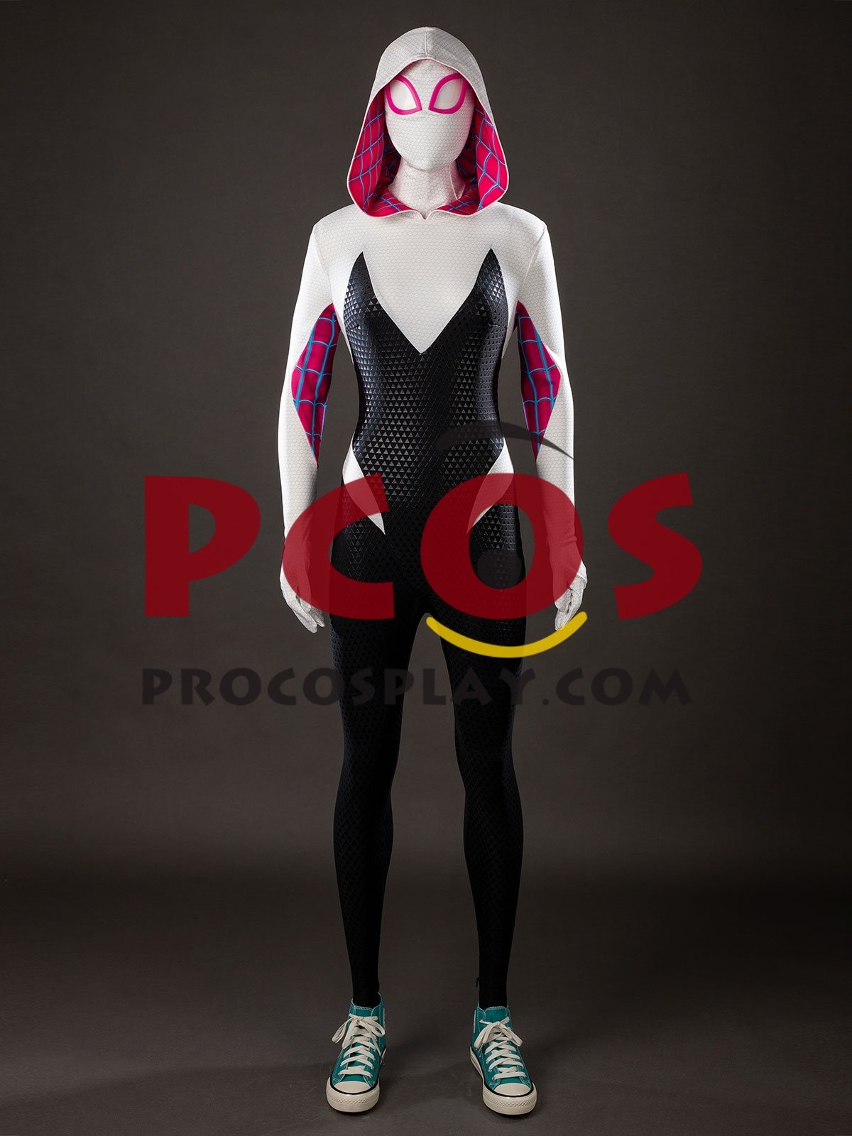 (image for) Across the Spider-Verse Gwen Stacy Cosplay Costume C09926