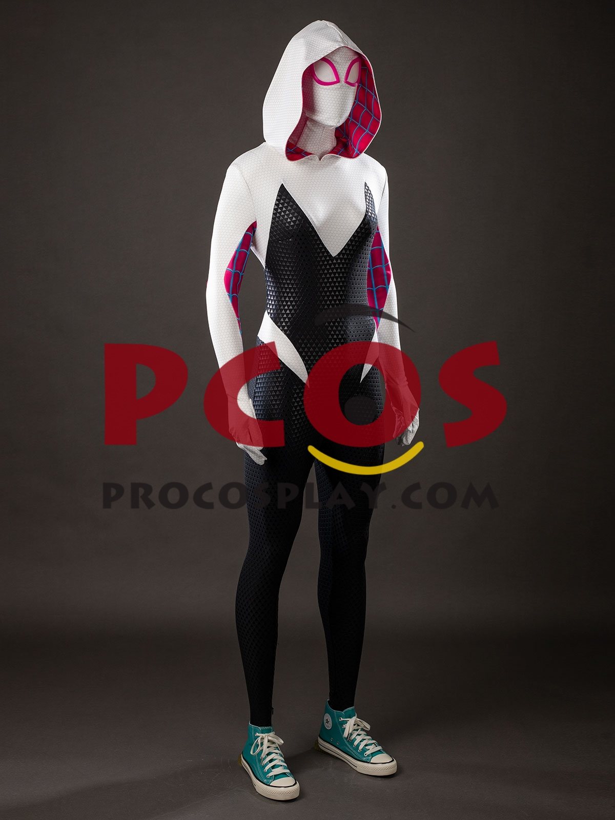 Across the Spider-Verse Gwen Stacy Cosplay Costume C09926