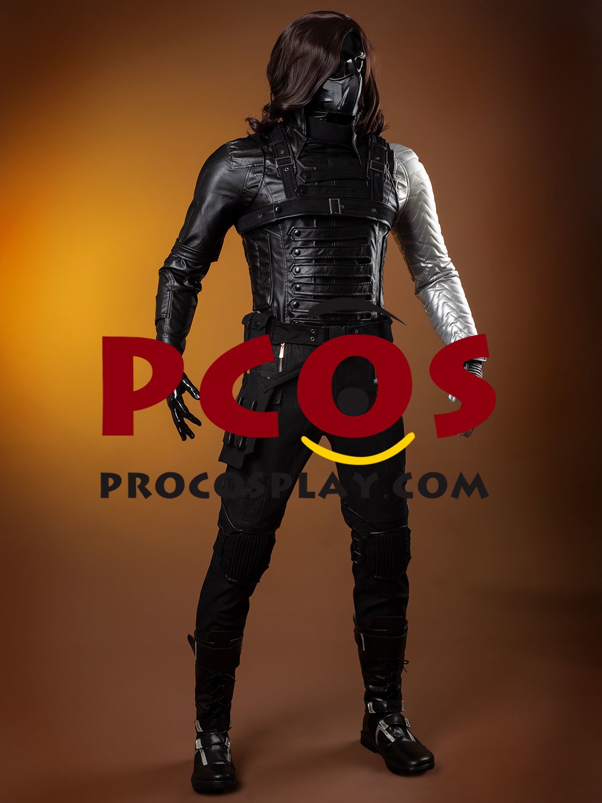 Captain America 2: The Winter Soldier Bucky Barnes Cosplay Costume mp005153