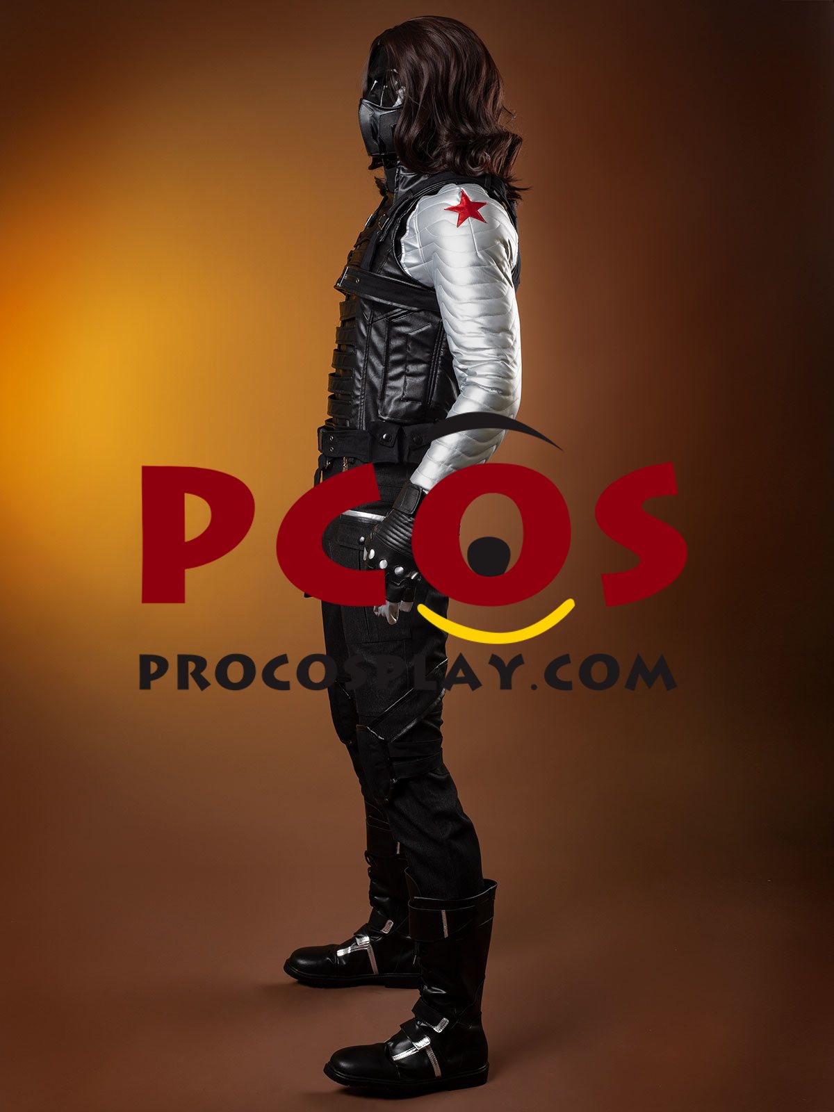 Captain America 2: The Winter Soldier Bucky Barnes Cosplay Costume mp005153