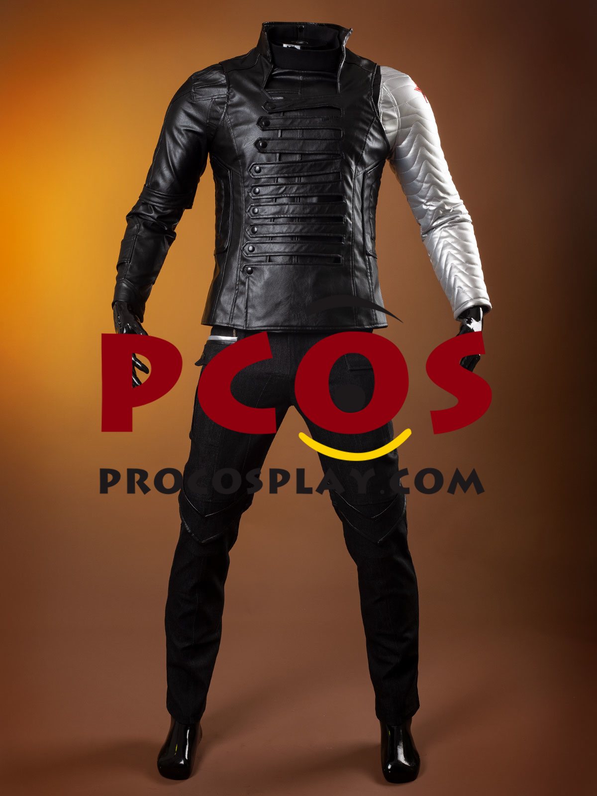 Captain America 2: The Winter Soldier Bucky Barnes Cosplay Costume mp005153