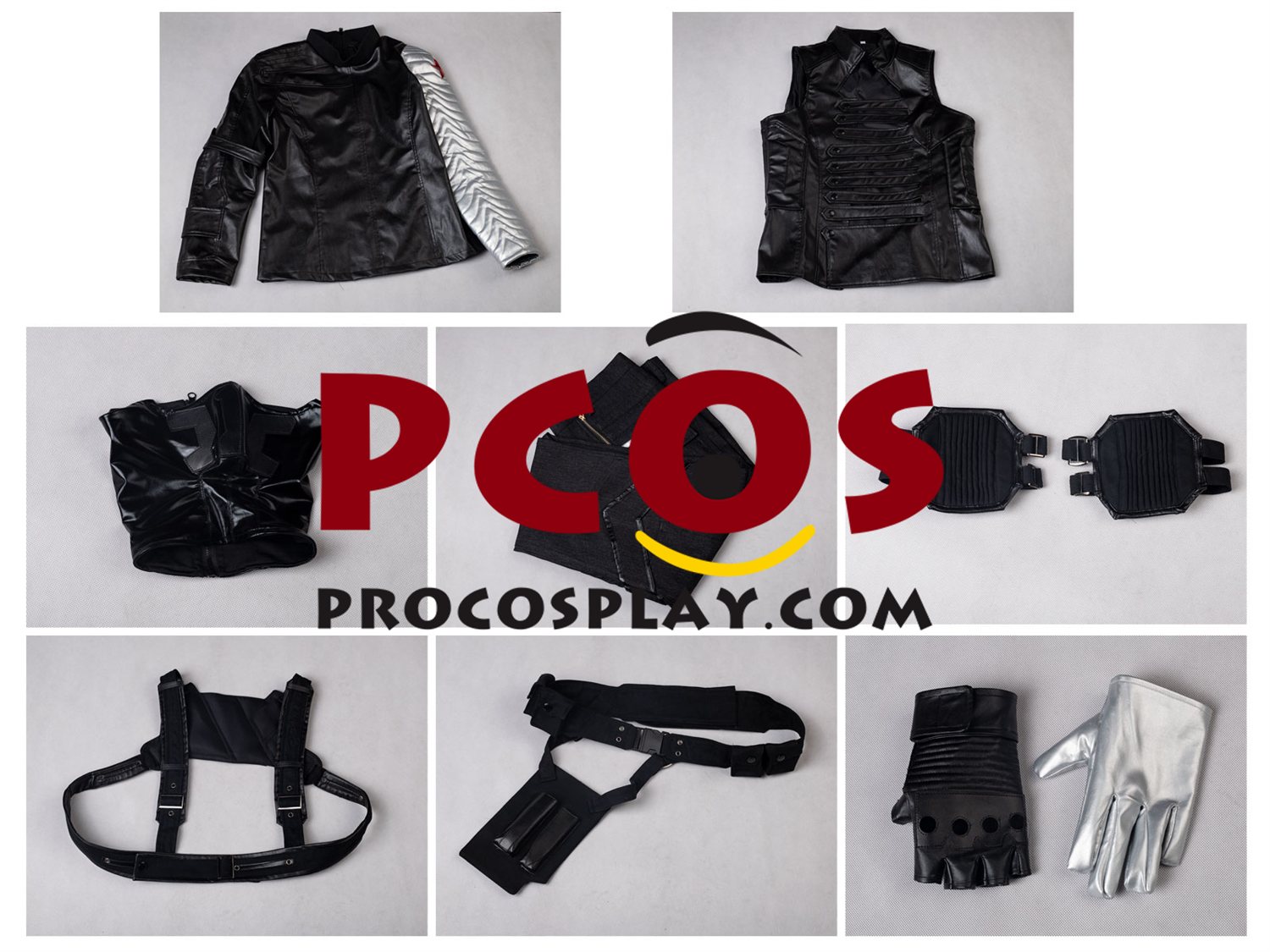 Captain America 2: The Winter Soldier Bucky Barnes Cosplay Costume mp005153