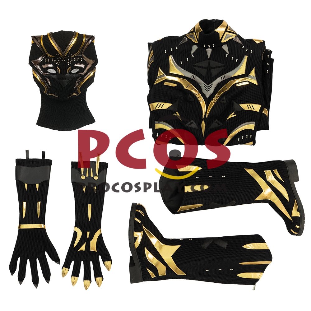Ready to Ship Black Panther: Wakanda Forever 2022 Shuri Cosplay Costume C07192 Top Version