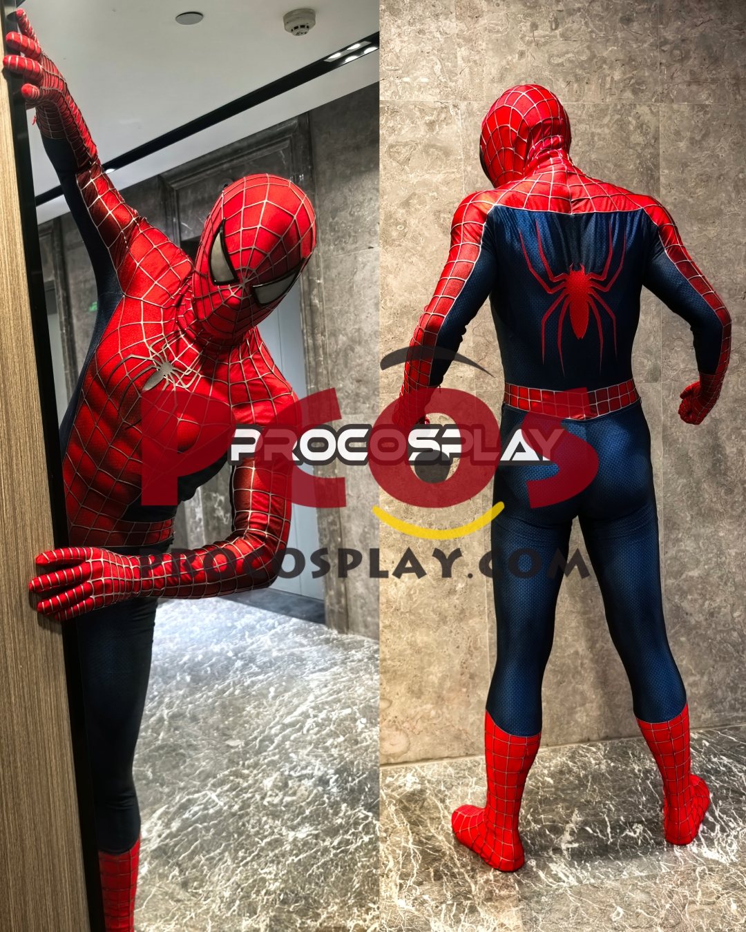 Ready to Ship 2004 Movie Peter Parker Cosplay Costume Distressed Version C10063