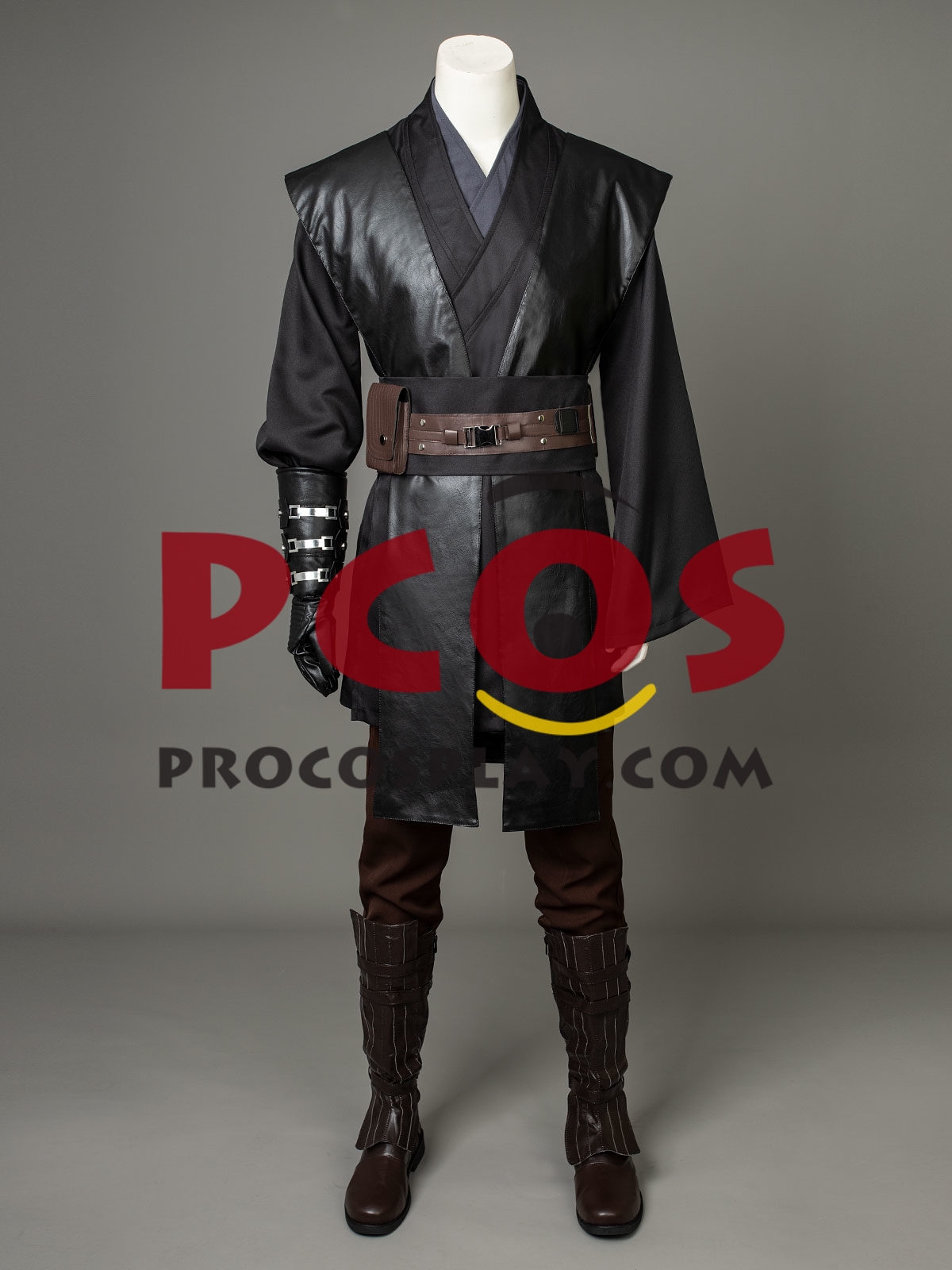 (image for) Ready to Ship Revenge of the Sith/ Attack of the Clones Anakin Skywalker Darth Vader Cosplay Costume C00359