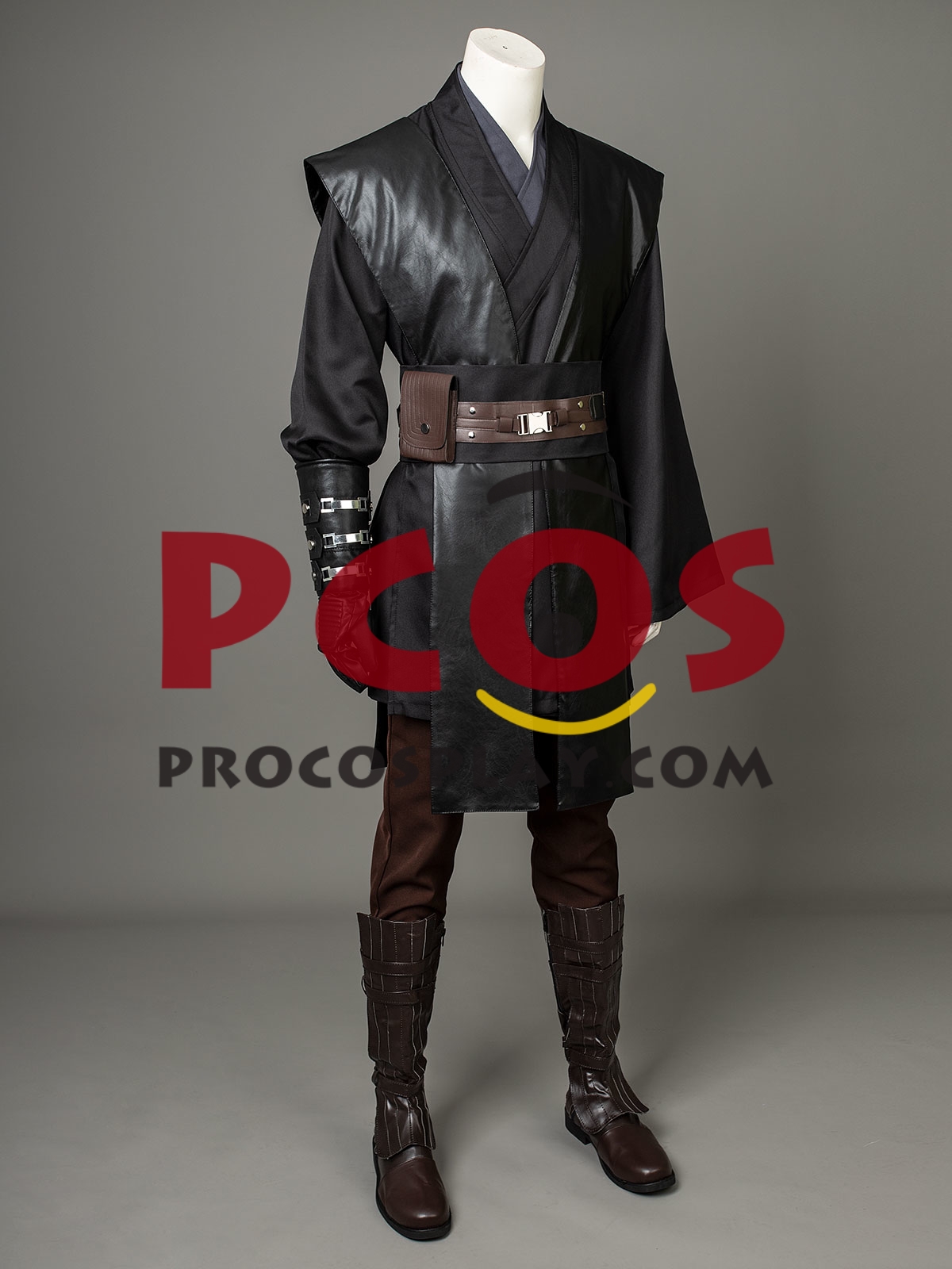 Ready to Ship Revenge of the Sith/ Attack of the Clones Anakin Skywalker Darth Vader Cosplay Costume C00359