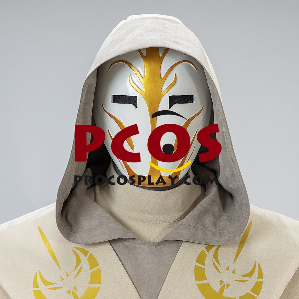 (image for) Game Galaxy of Heroes Jedi Temple Guard Cosplay Mask C09933