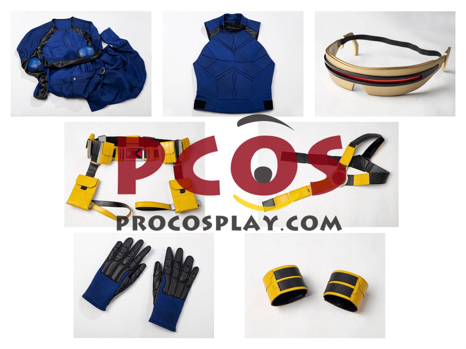 Ready to Ship Doomsday Cyclops Scott Summers Cosplay Costume Optimized Version C10113