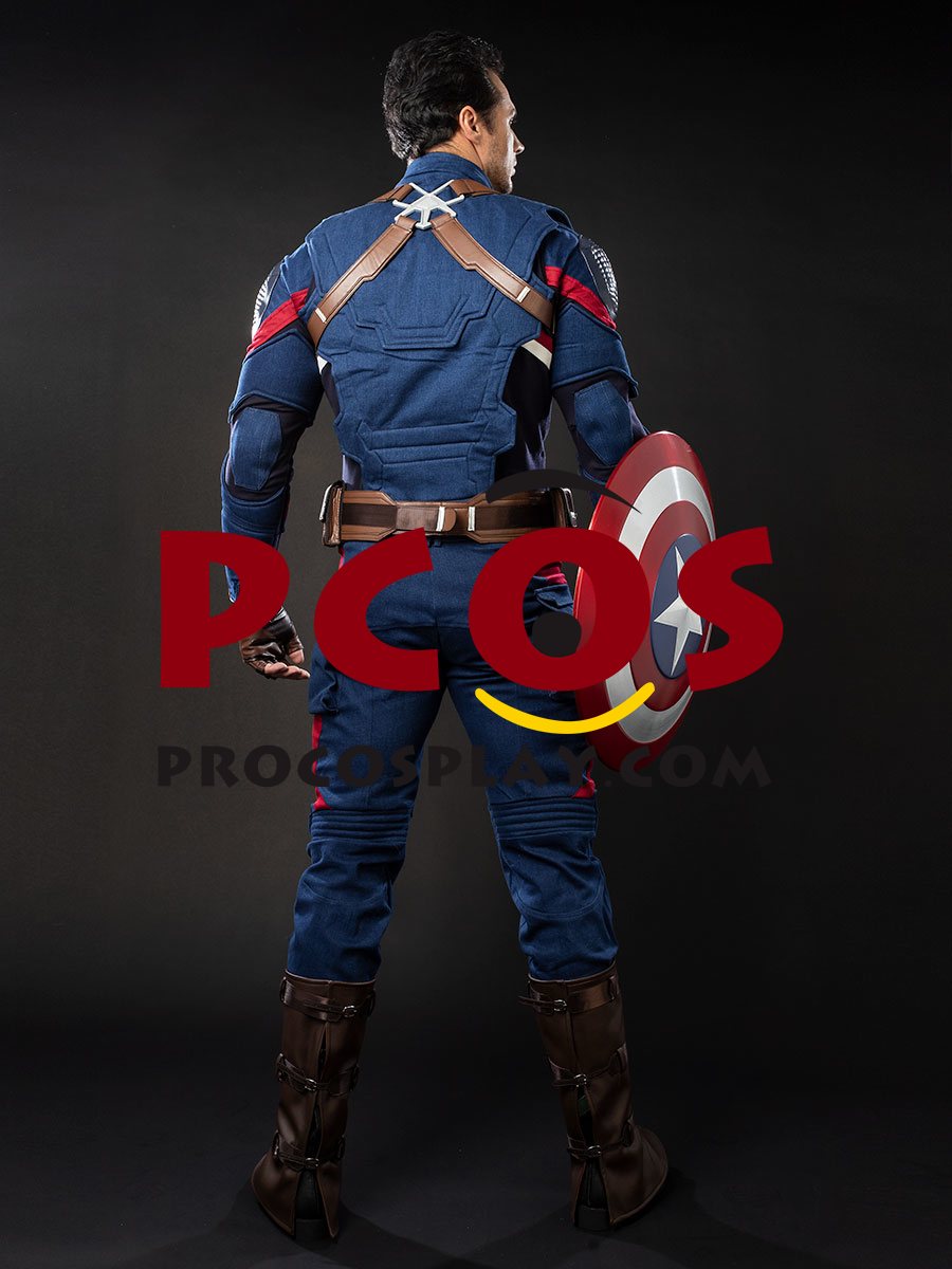 Ready to Ship Endgame Captain America Steve Rogers Cosplay Costume mp004310-103