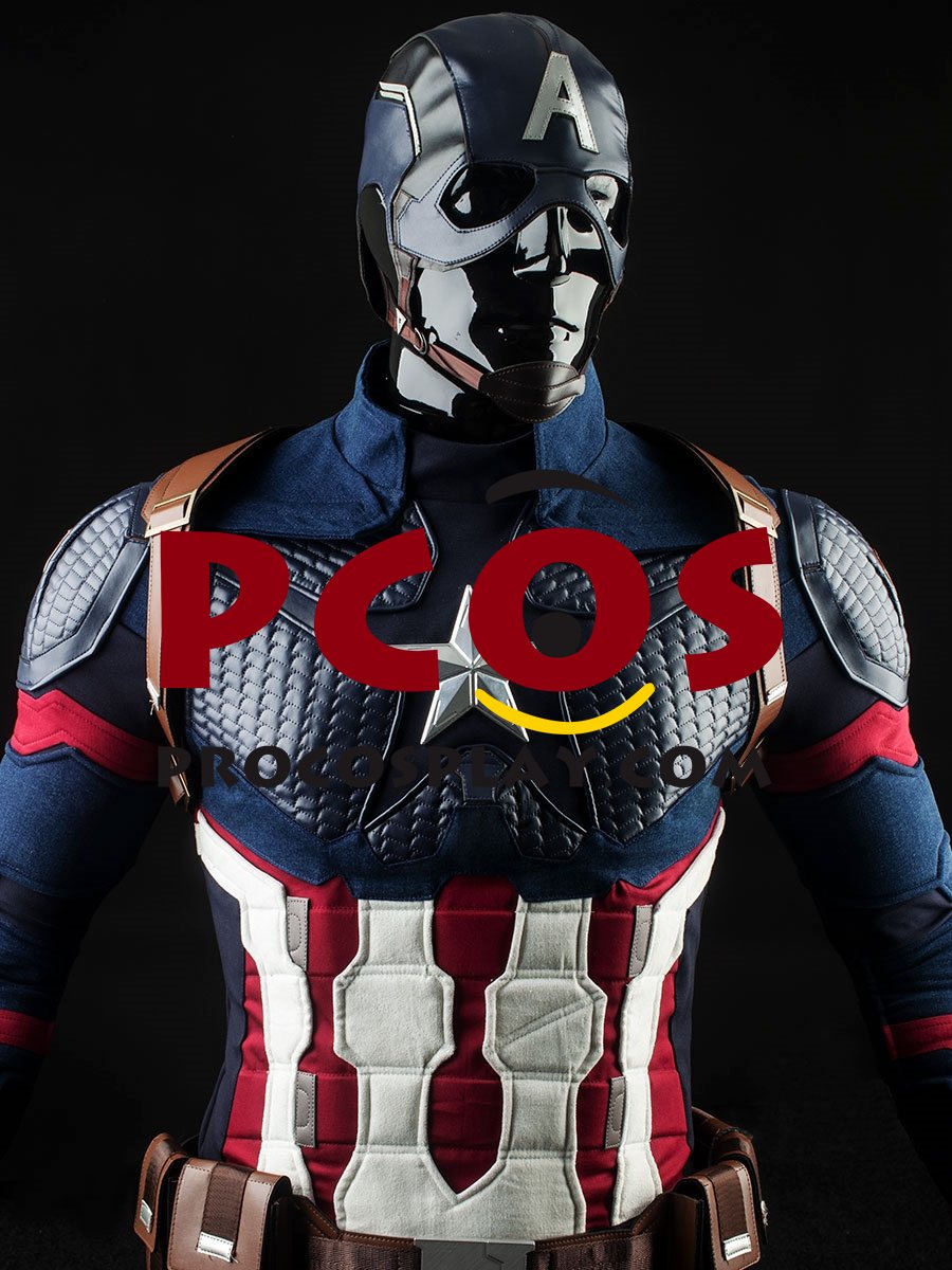 Ready to Ship Endgame Captain America Steve Rogers Cosplay Costume mp004310-103