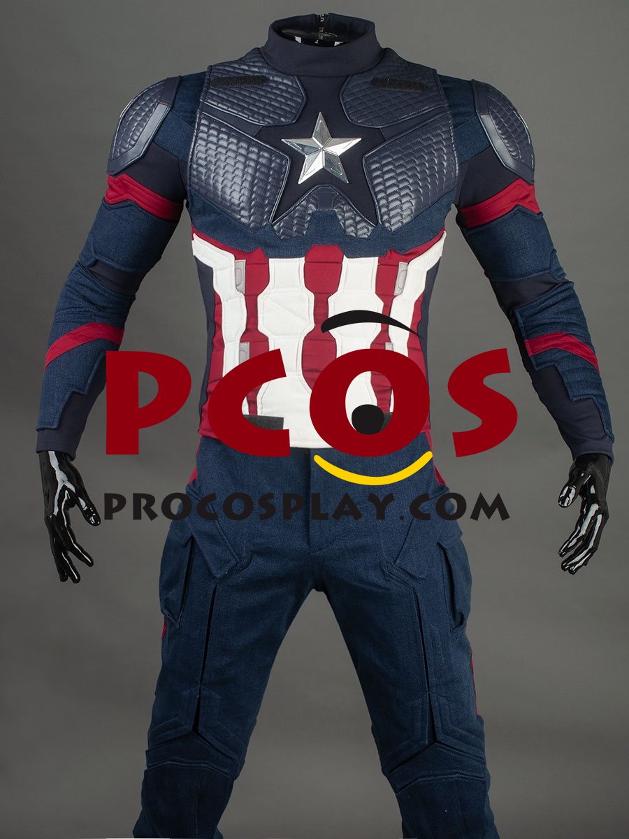 Ready to Ship Endgame Captain America Steve Rogers Cosplay Costume mp004310-103