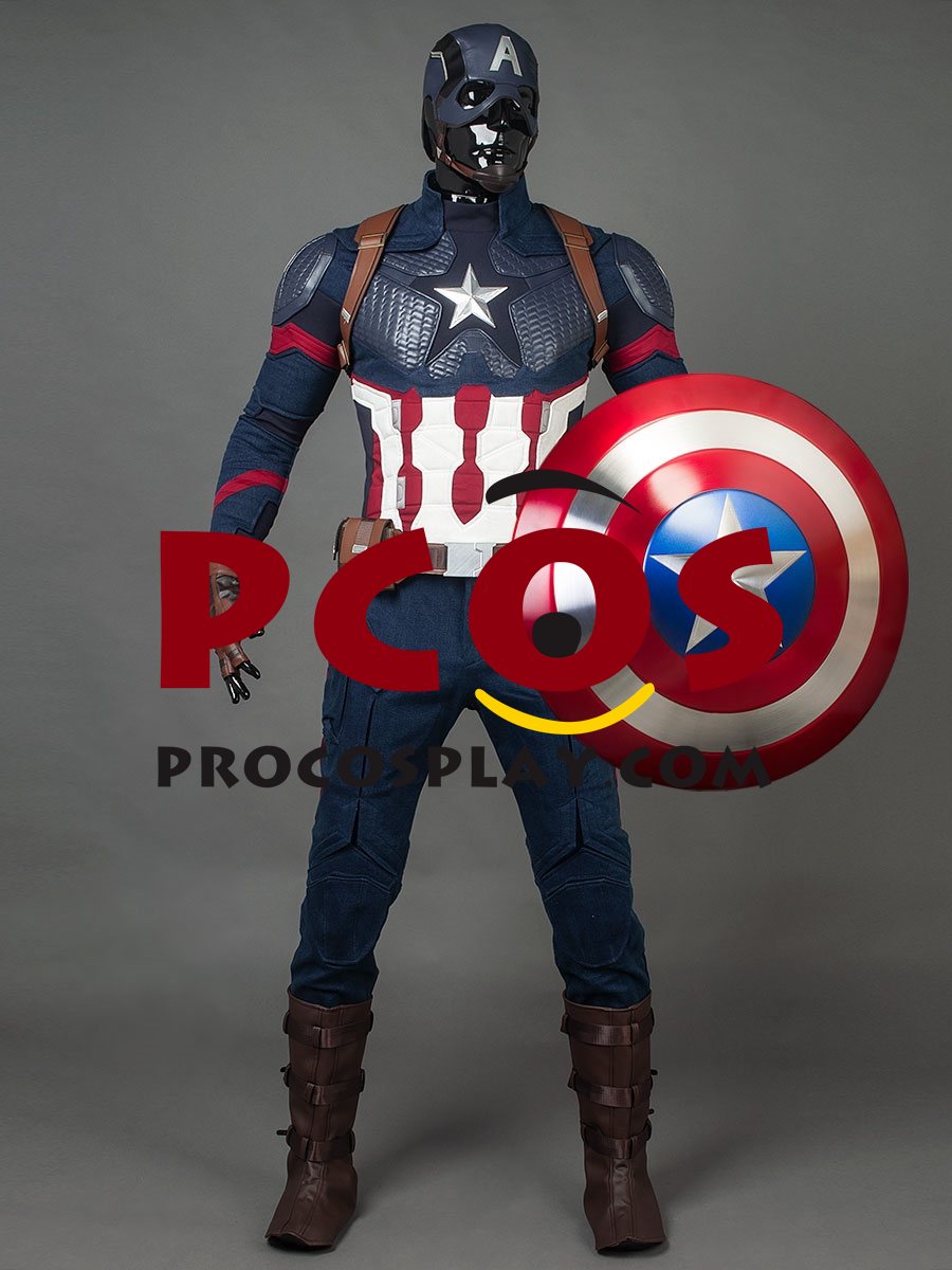 Endgame Captain America Steve Rogers Cosplay Costume mp004310