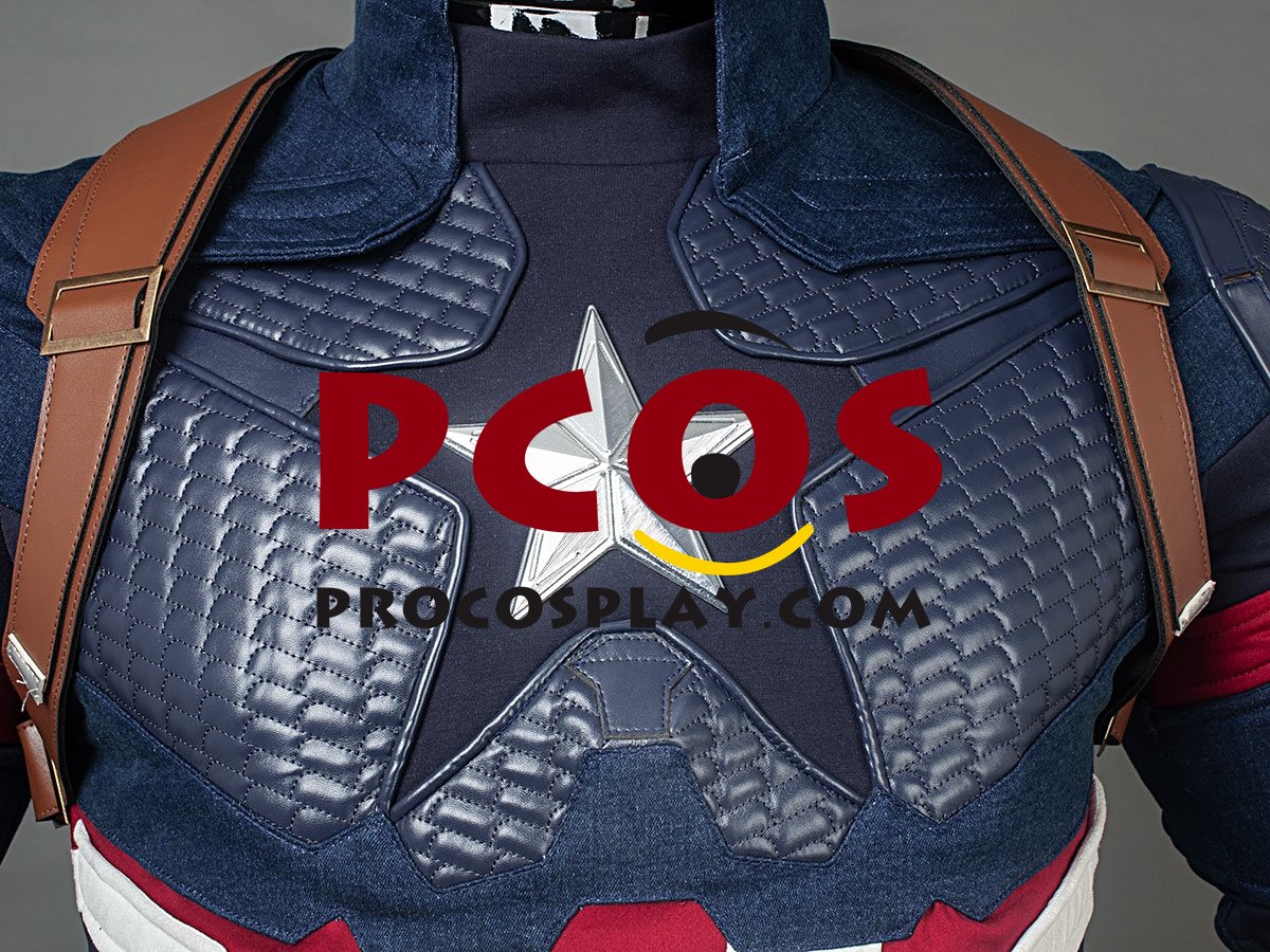 Endgame Captain America Steve Rogers Cosplay Costume mp004310