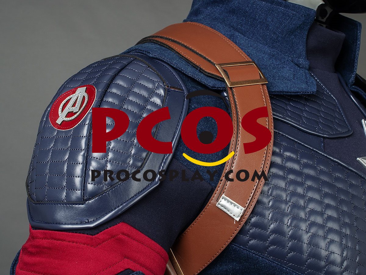 Endgame Captain America Steve Rogers Cosplay Costume mp004310
