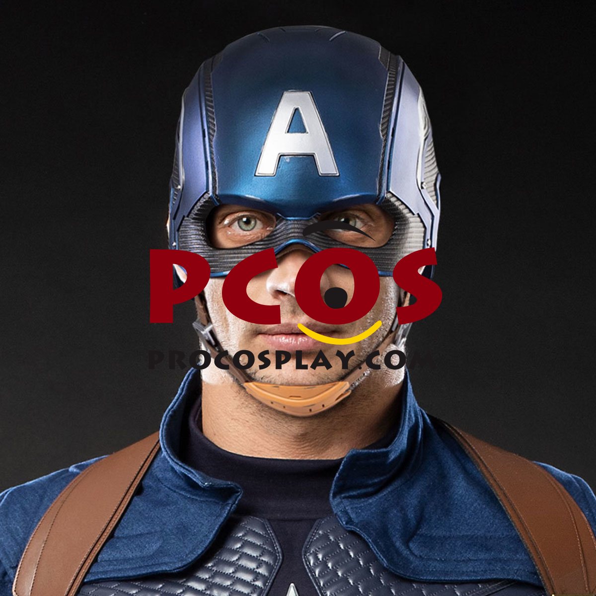 (image for) Endgame Captain America Steve Rogers Cosplay Helmet C08369 Battle-Damaged Version