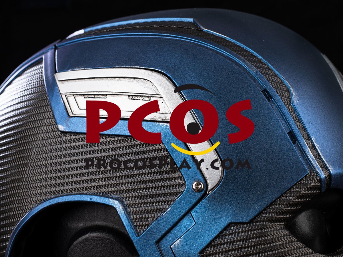 Endgame Captain America Steve Rogers Cosplay Helmet C08369 Battle-Damaged Version