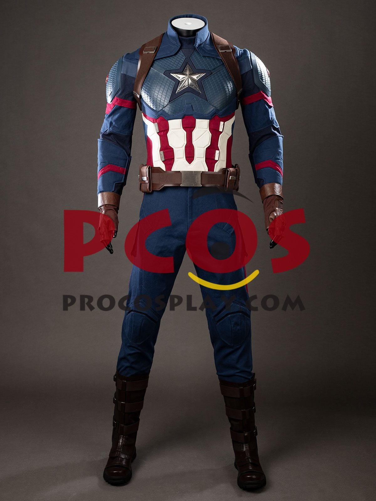 (image for) Endgame Captain America Steve Rogers Cosplay Costume Upgraded Version C10075P