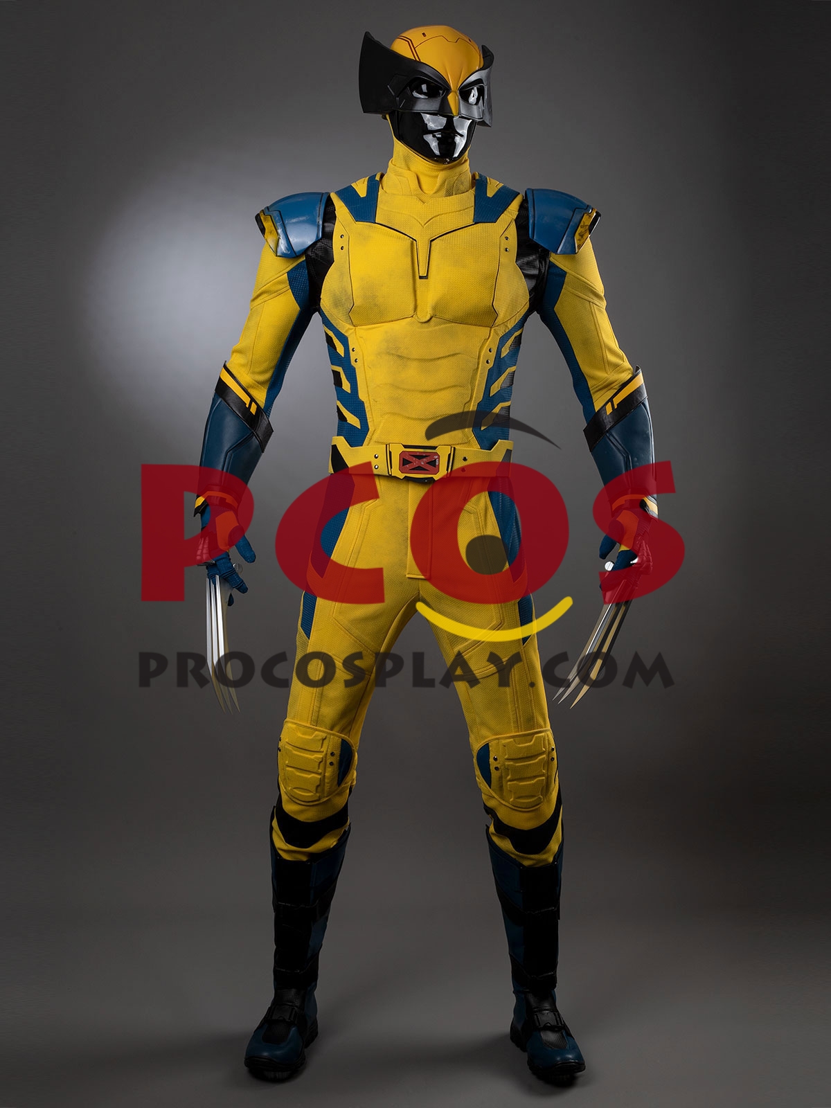 (image for) Deadpool 3 Deadpool & Wolverine Logan James Howlett Wolverine Cosplay Costume C09386 Distressed Version 113 Chart