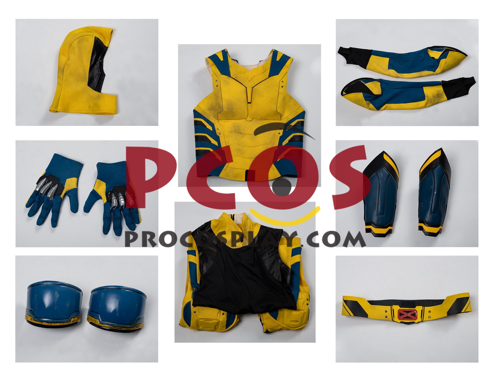 Deadpool 3 Deadpool & Wolverine Logan James Howlett Wolverine Cosplay Costume C09386 Distressed Version 113 Chart