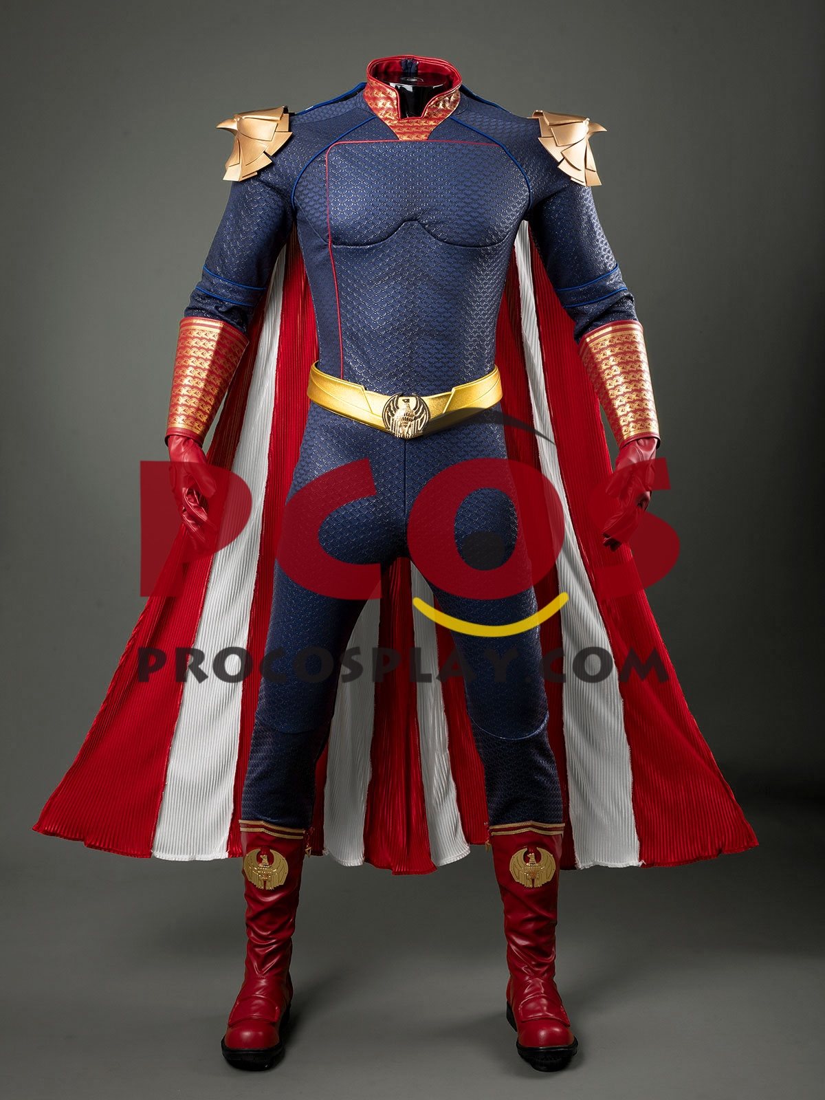 Ready to Ship The Boys Season 4 Homelander Cosplay Costume Distressed Version C09401S (image for) Ready to Ship The Boys Season 4 Homelander Cosplay Costume Distressed Version C09401S
