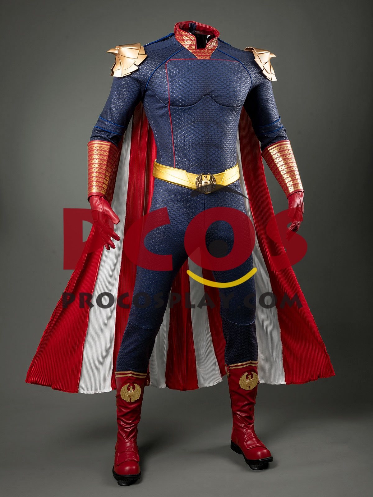 Ready to Ship The Boys Season 4 Homelander Cosplay Costume Distressed Version C09401S