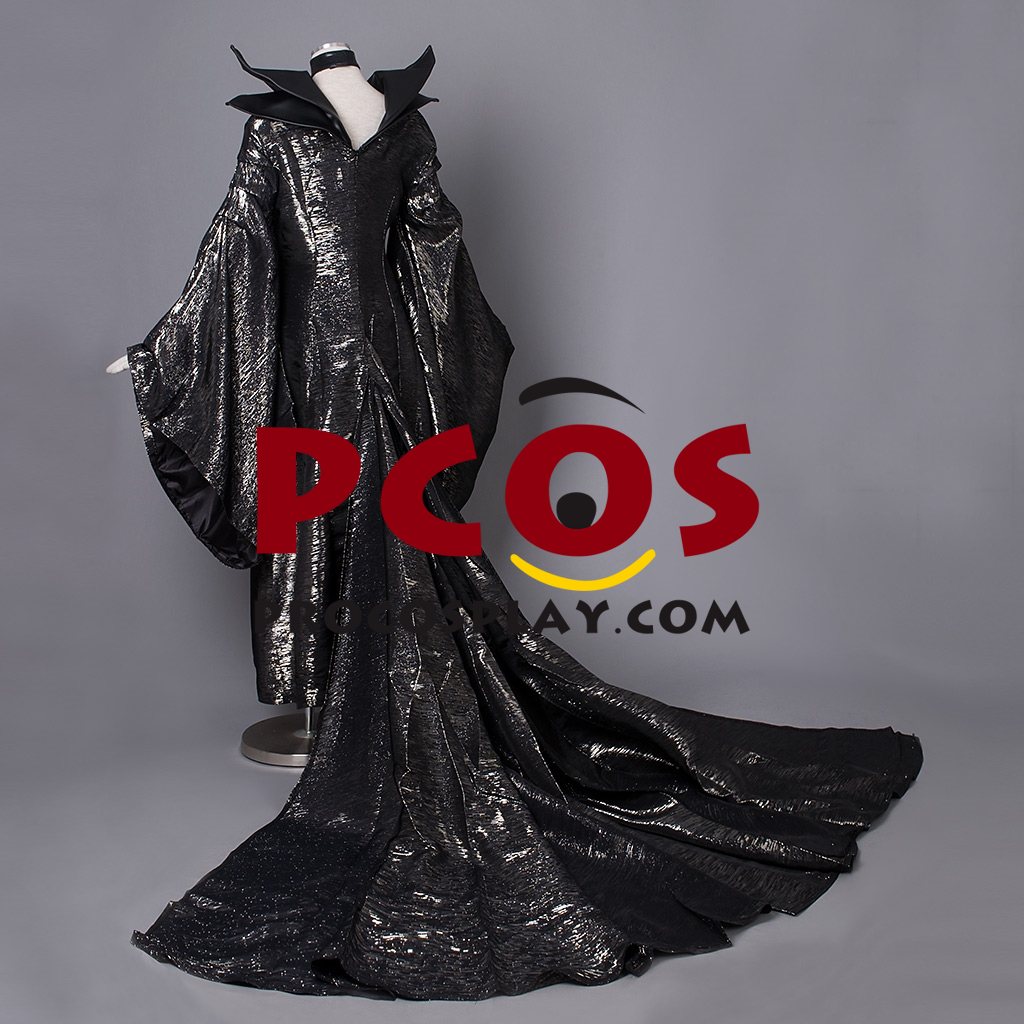 New Maleficent Cosplay Costume With Horns Hat mp002741