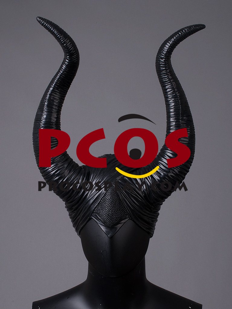 New Maleficent Cosplay Costume With Horns Hat mp002741