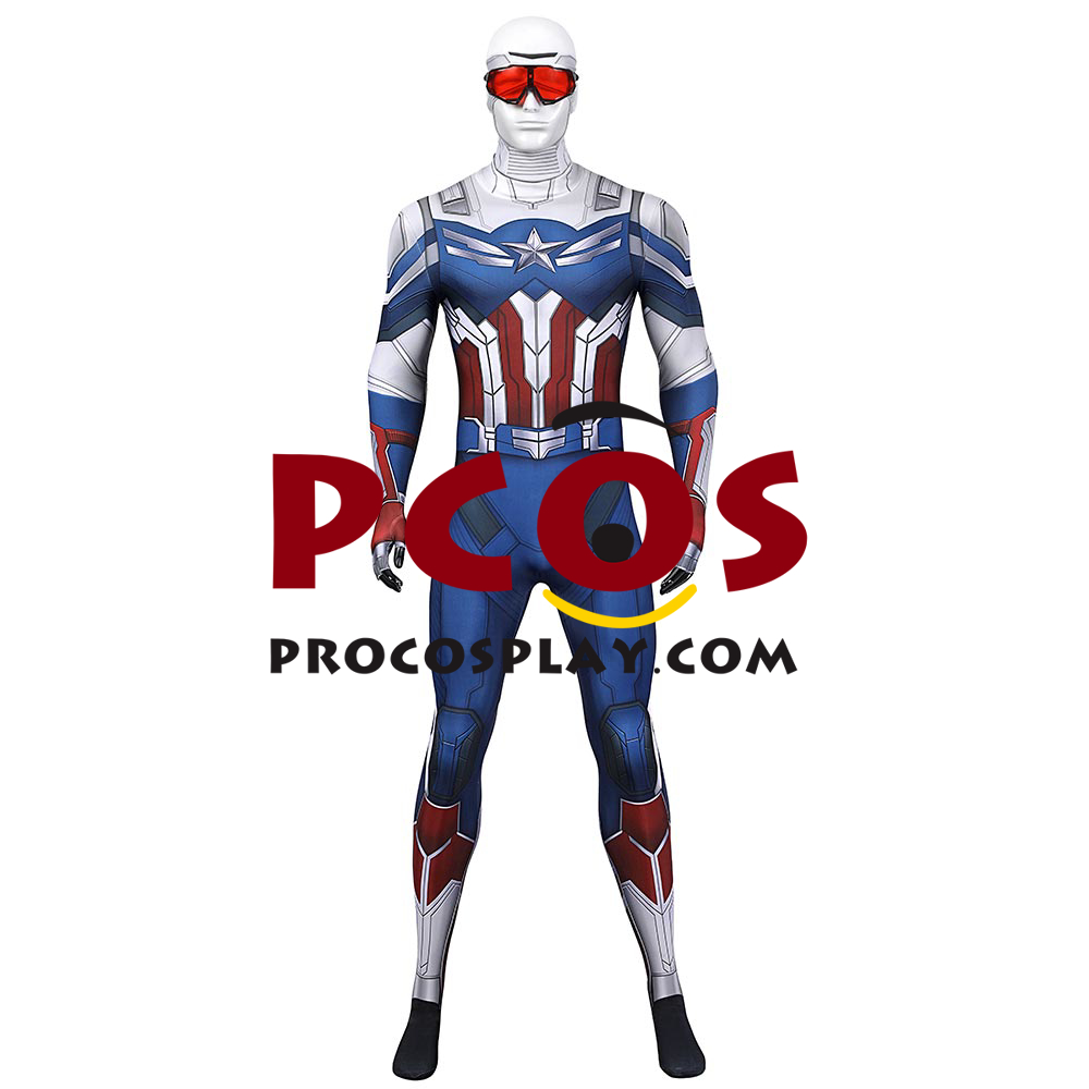 (image for) The Falcon and the Winter Soldier Sam Wilson New Captain America Cosplay Jumpsuit C00940