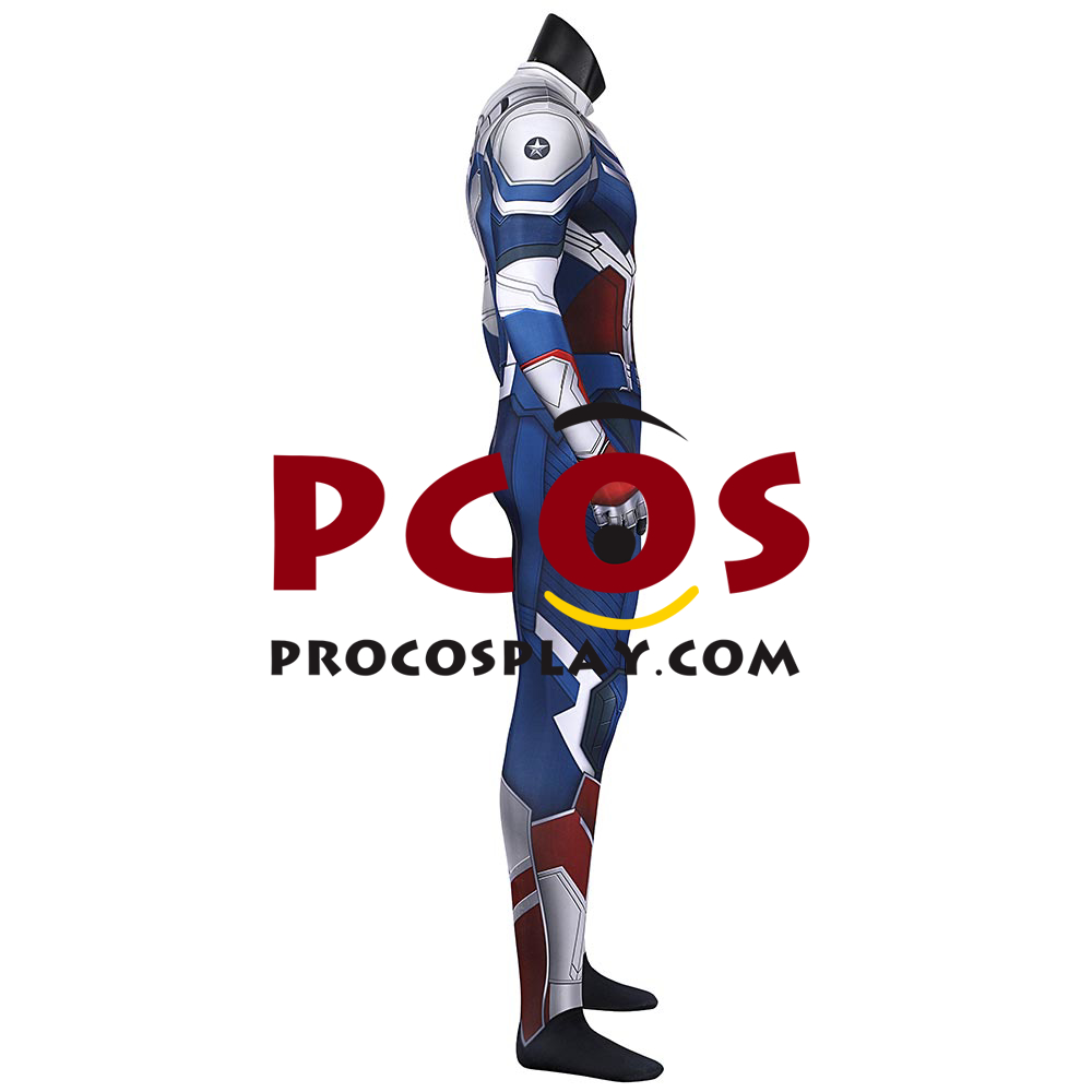 The Falcon and the Winter Soldier Sam Wilson New Captain America Cosplay Jumpsuit C00940