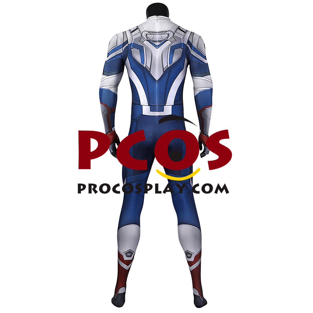 The Falcon and the Winter Soldier Sam Wilson New Captain America Cosplay Jumpsuit C00940