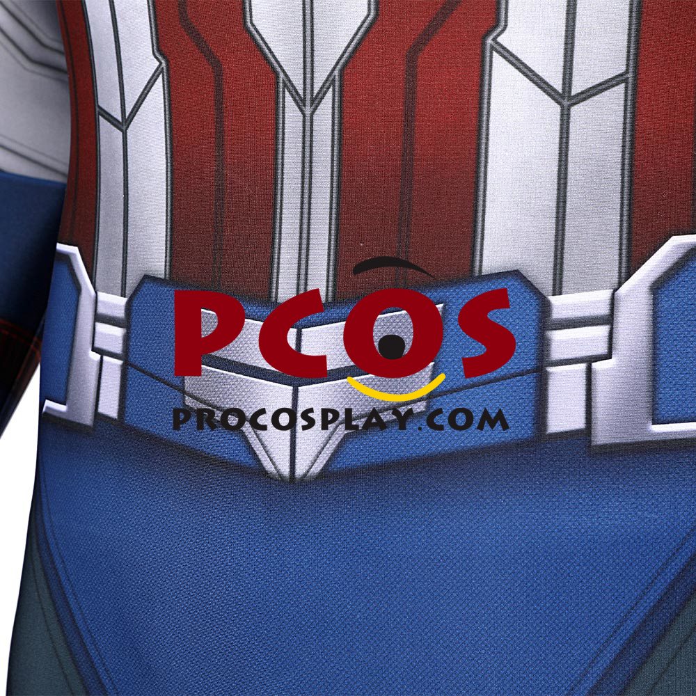 The Falcon and the Winter Soldier Sam Wilson New Captain America Cosplay Jumpsuit C00940