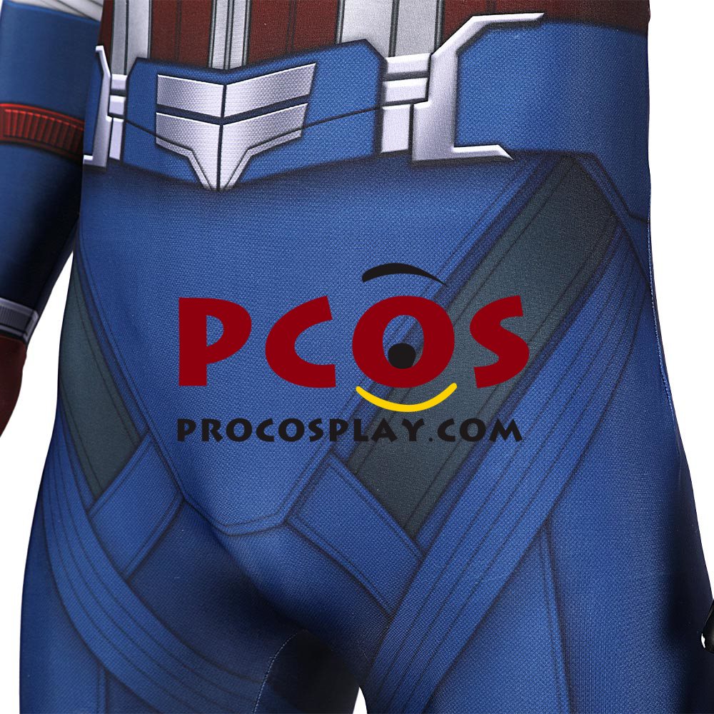 The Falcon and the Winter Soldier Sam Wilson New Captain America Cosplay Jumpsuit C00940