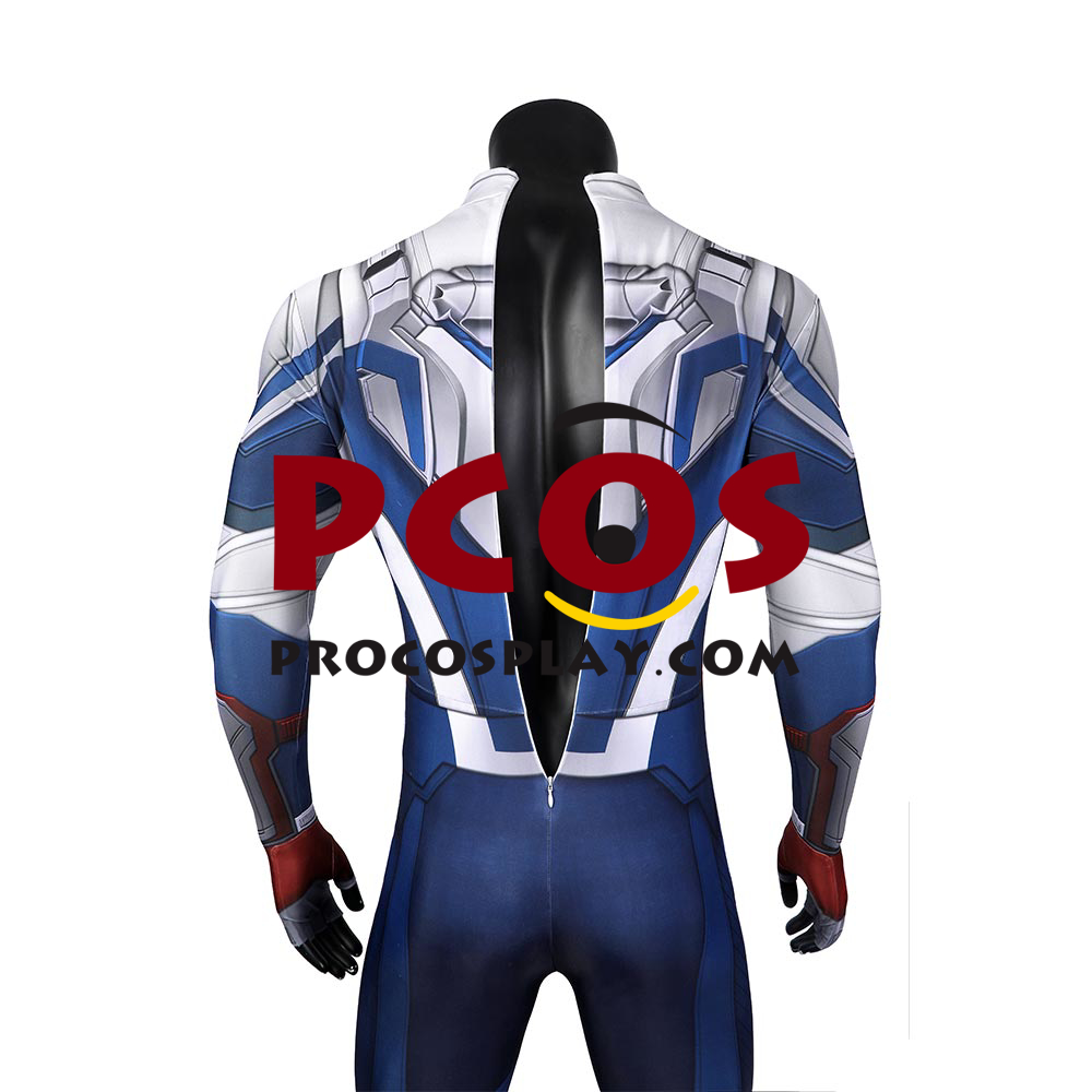 The Falcon and the Winter Soldier Sam Wilson New Captain America Cosplay Jumpsuit C00940