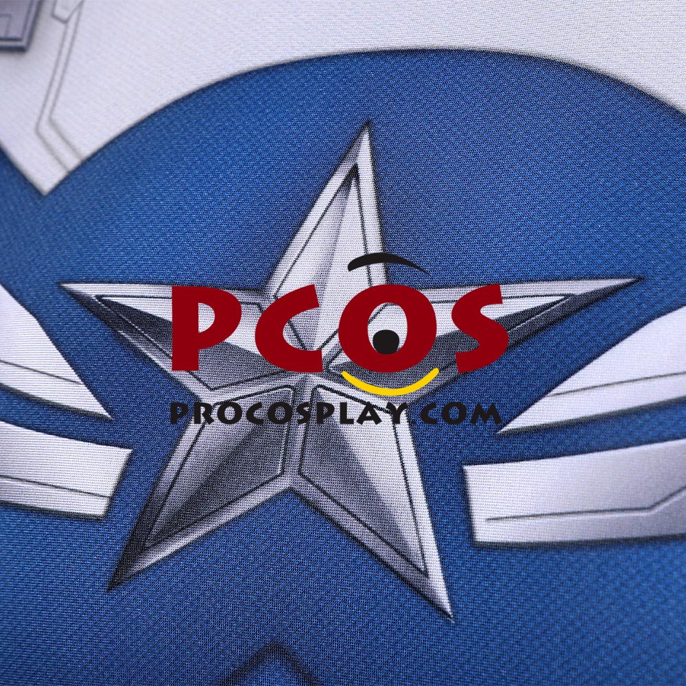 The Falcon and the Winter Soldier Sam Wilson New Captain America Cosplay Jumpsuit C00940