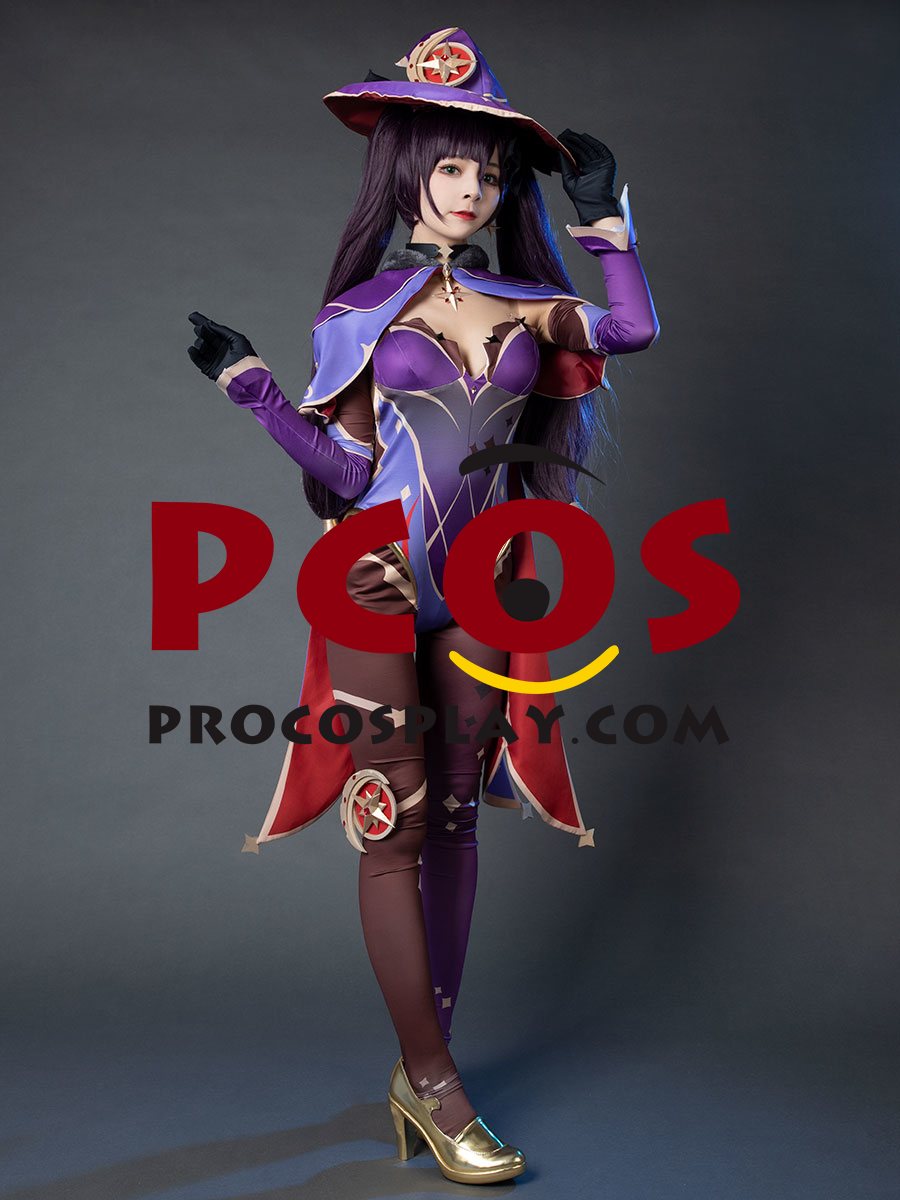 Genshin Impact Mona Cosplay Costume C00077-103-A