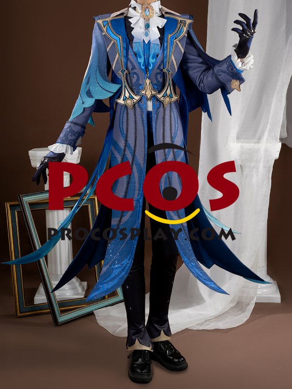 (image for) Genshin Impact Neuvillette Cosplay Costume C08504-A