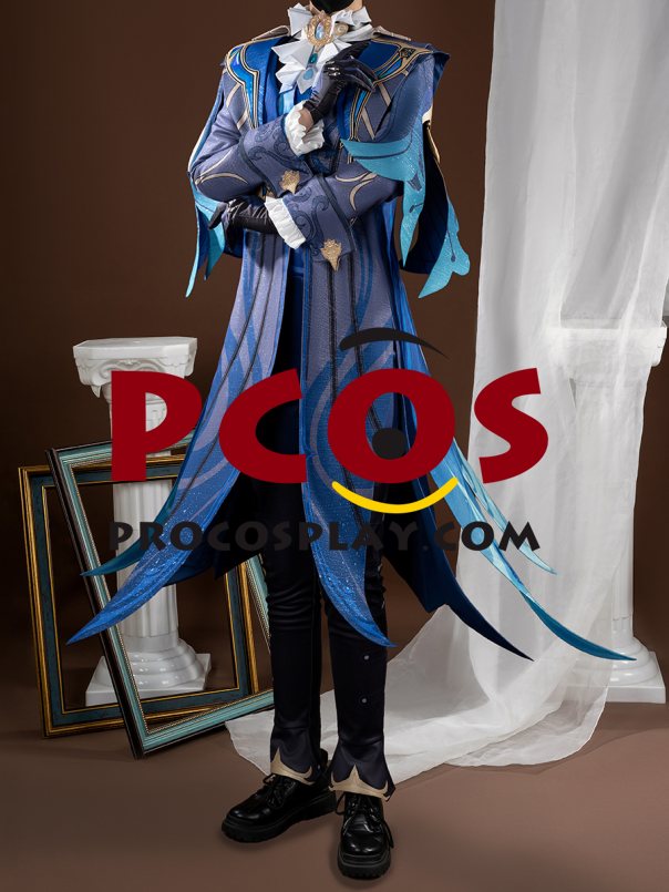 Genshin Impact Neuvillette Cosplay Costume C08504-A