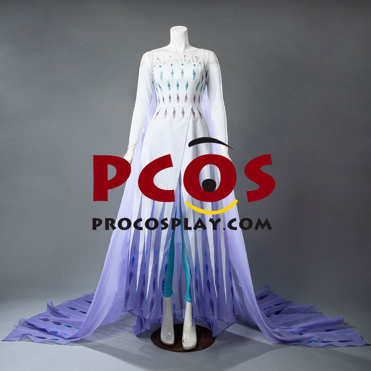 Frozen 2 Elsa Spirit Dress Cosplay Costume mp005584