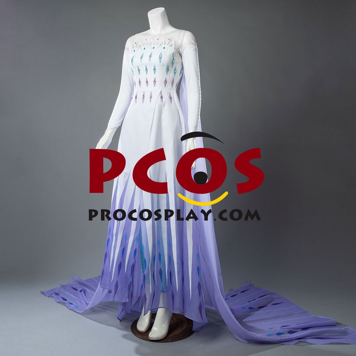 Frozen 2 Elsa Spirit Dress Cosplay Costume mp005584