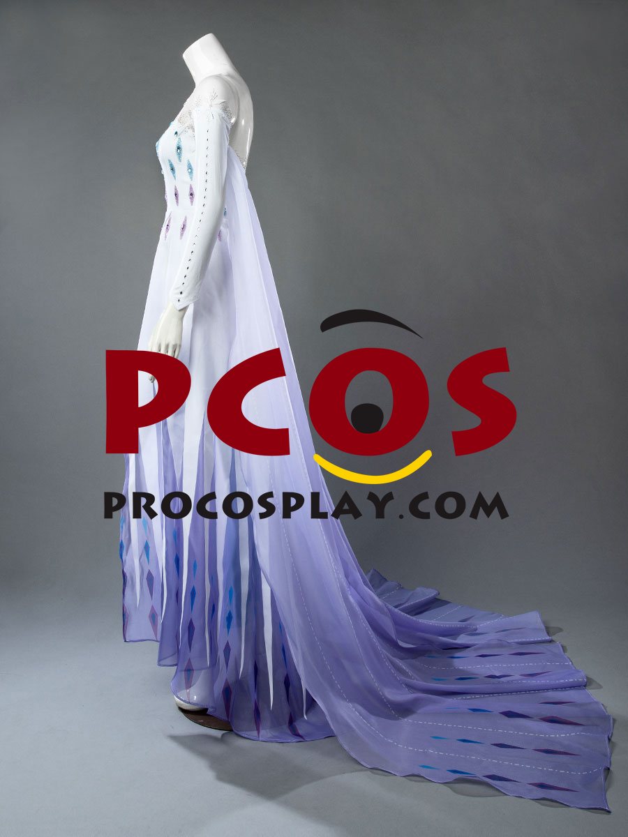 Frozen 2 Elsa Spirit Dress Cosplay Costume mp005584