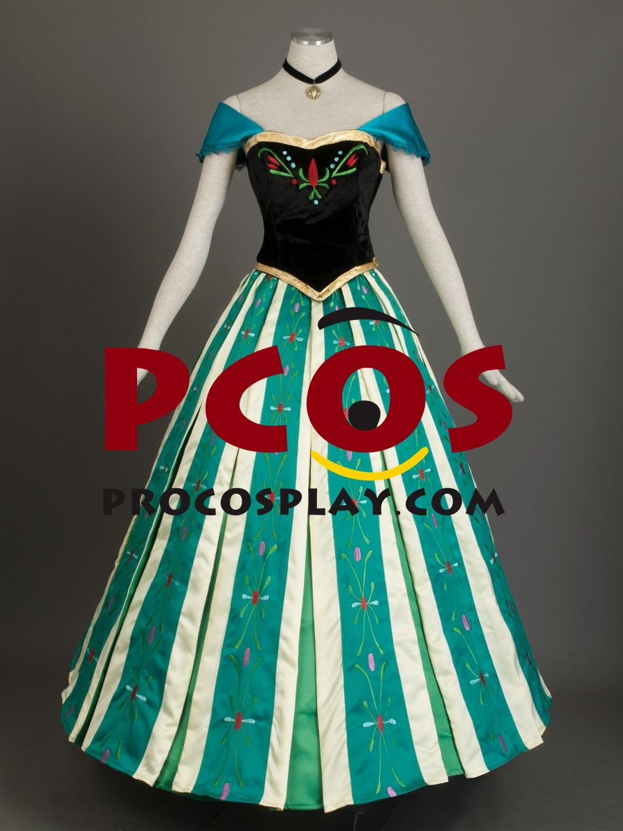 (image for) Frozen Anna Coronation Cosplay Costume mp001587