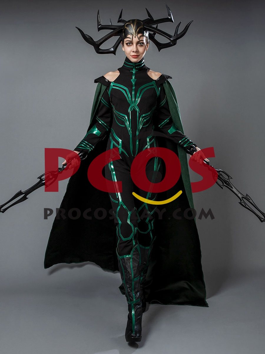 (image for) New Thor:Ragnarok The Goddess of Death Hela Cosplay Costume mp003792
