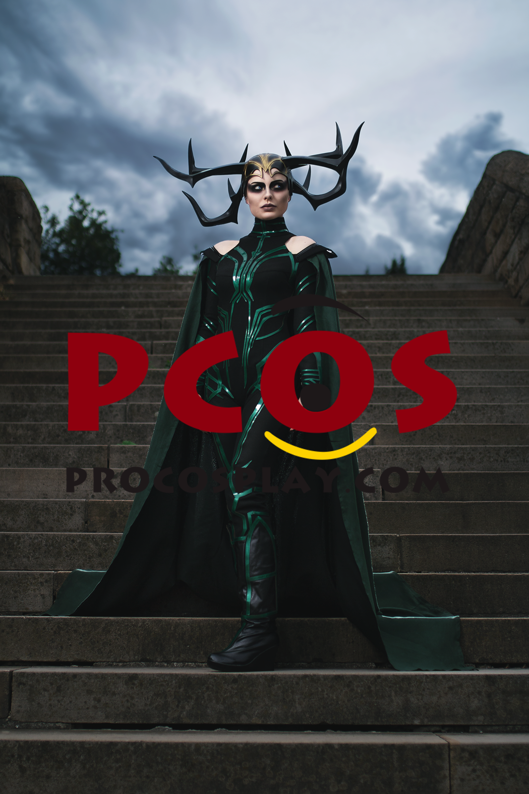 New Thor:Ragnarok The Goddess of Death Hela Cosplay Costume mp003792