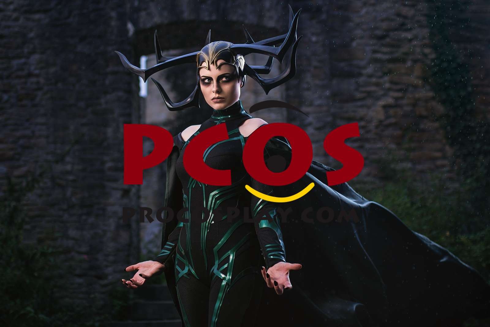 New Thor:Ragnarok The Goddess of Death Hela Cosplay Costume mp003792