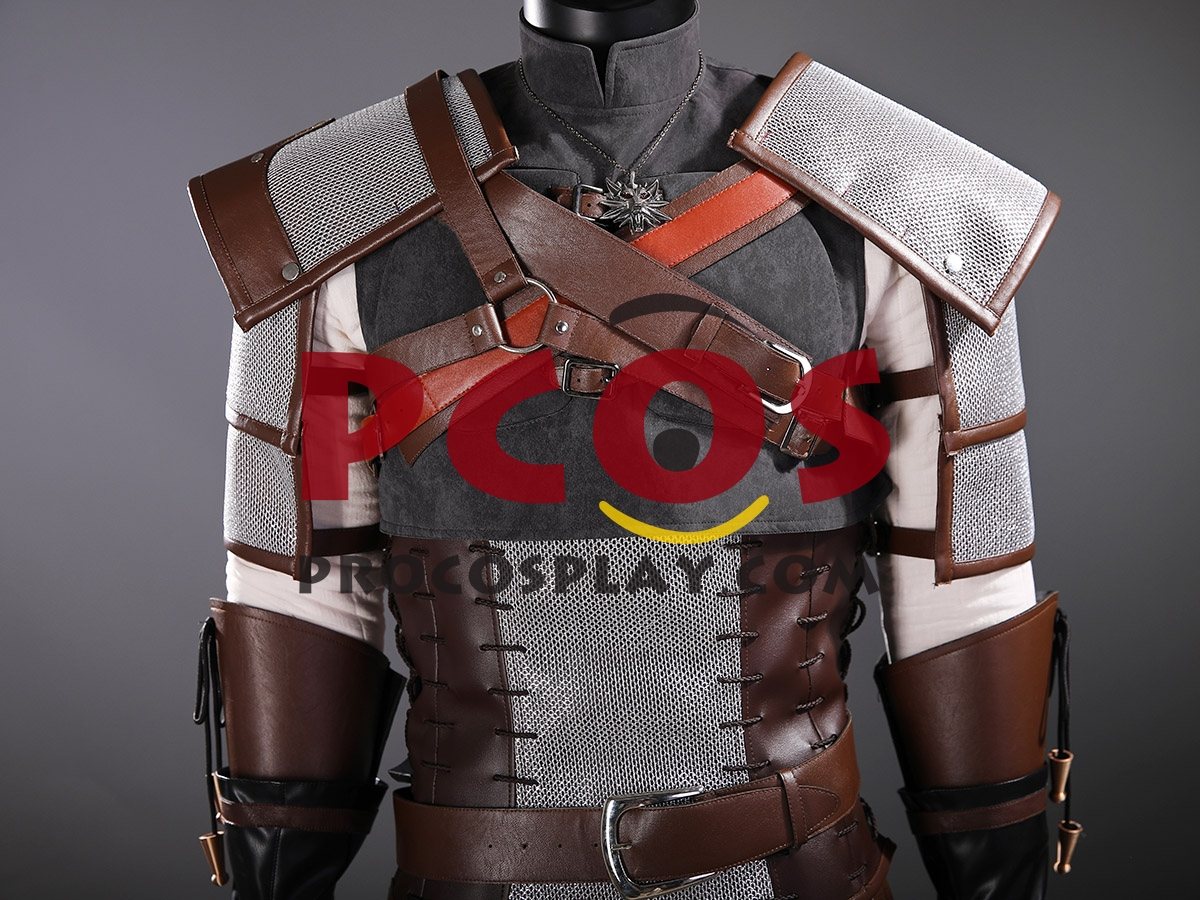 Wild Hunt Geralt of Rivia Cosplay Costume Upgraded C10095