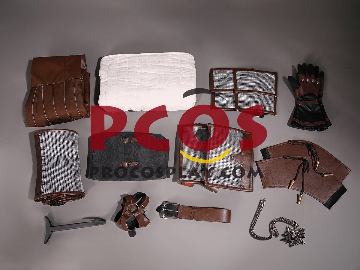 Wild Hunt Geralt of Rivia Cosplay Costume Upgraded C10095
