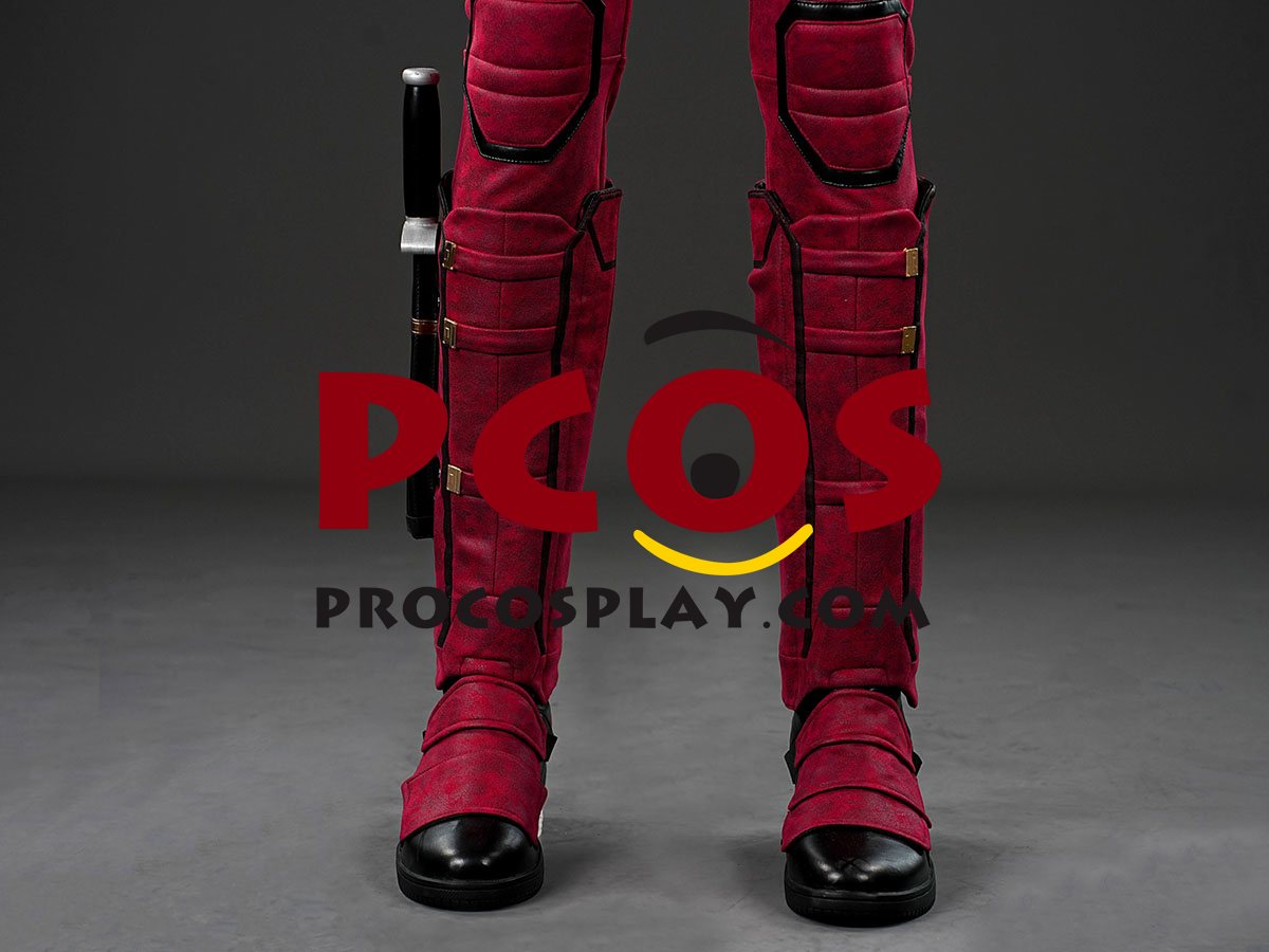 Ready to Ship Deadpool 3 Deadpool & Wolverine Wade Wilson Cosplay Shoes C09055 (image for) Ready to Ship Deadpool 3 Deadpool & Wolverine Wade Wilson Cosplay Shoes C09055