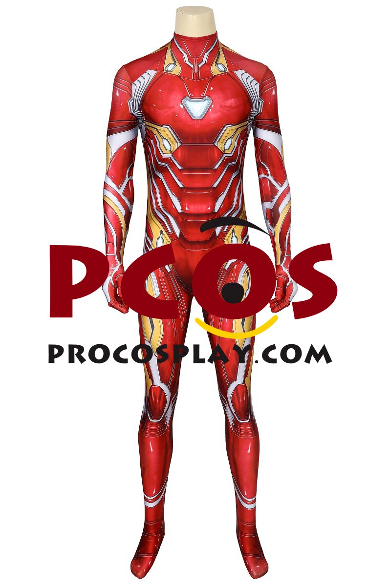 Infinity War Iron Man Tony Stark Nanotech Suit Cosplay Costume mp005699