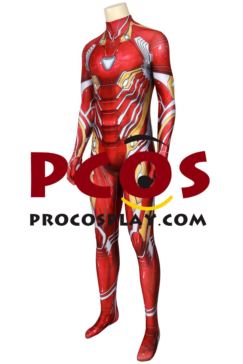 Infinity War Iron Man Tony Stark Nanotech Suit Cosplay Costume mp005699