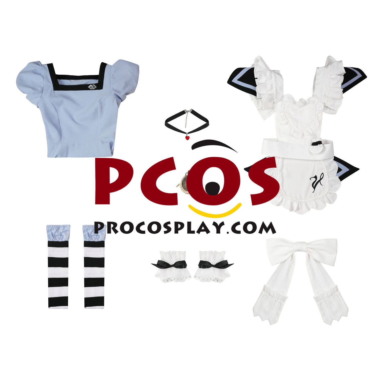 Final Fantasy XIV Apron Dress Cosplay Costume C09562